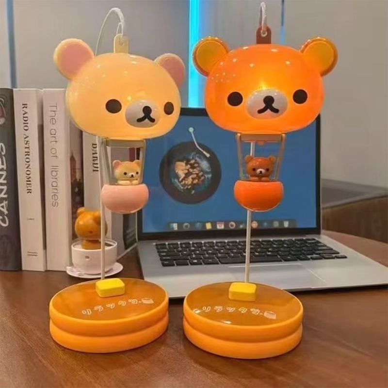 Office Furniture Design - ริลัคคุมะ หมีน่ารักโคมไฟตั้งโต๊ะ โคมไฟกลางคืนสำหรับนอนหลับ ของตกแต่งสร้างสรรค์สำหรับบ้าน ห้องนอน ห้องทำงาน