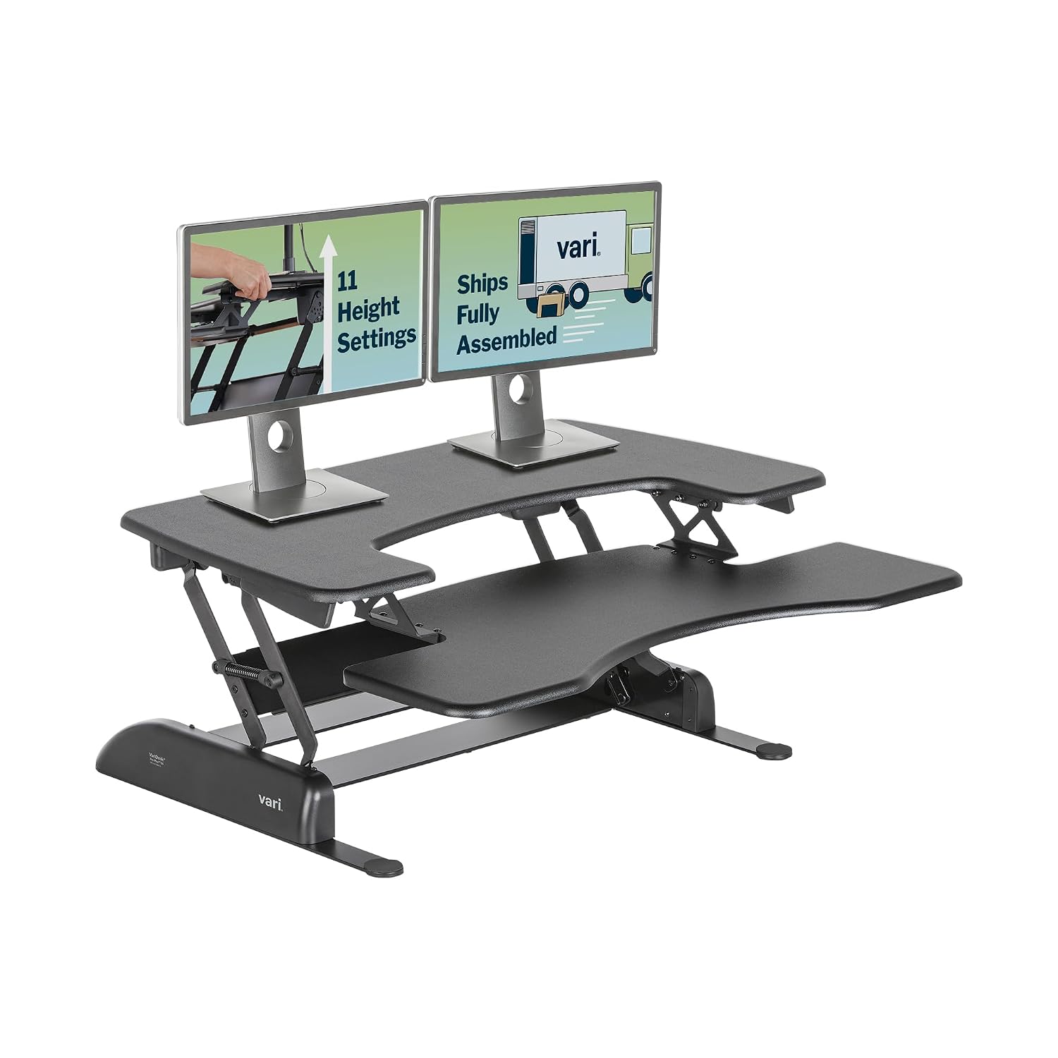 Office Furniture Plus - Desk Pro Plus 36 - ตัวแปลงโต๊ะปรับระดับได้พร้อมการตั้งค่าความสูง