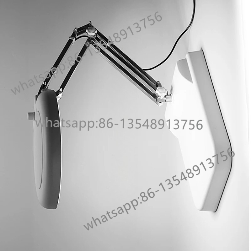 Office Furniture Com - กล้องจุลทรรศน์แบบตั้งโต๊ะพร้อมไฟ LED 104 ดวง, กำลังขยาย 10x,
