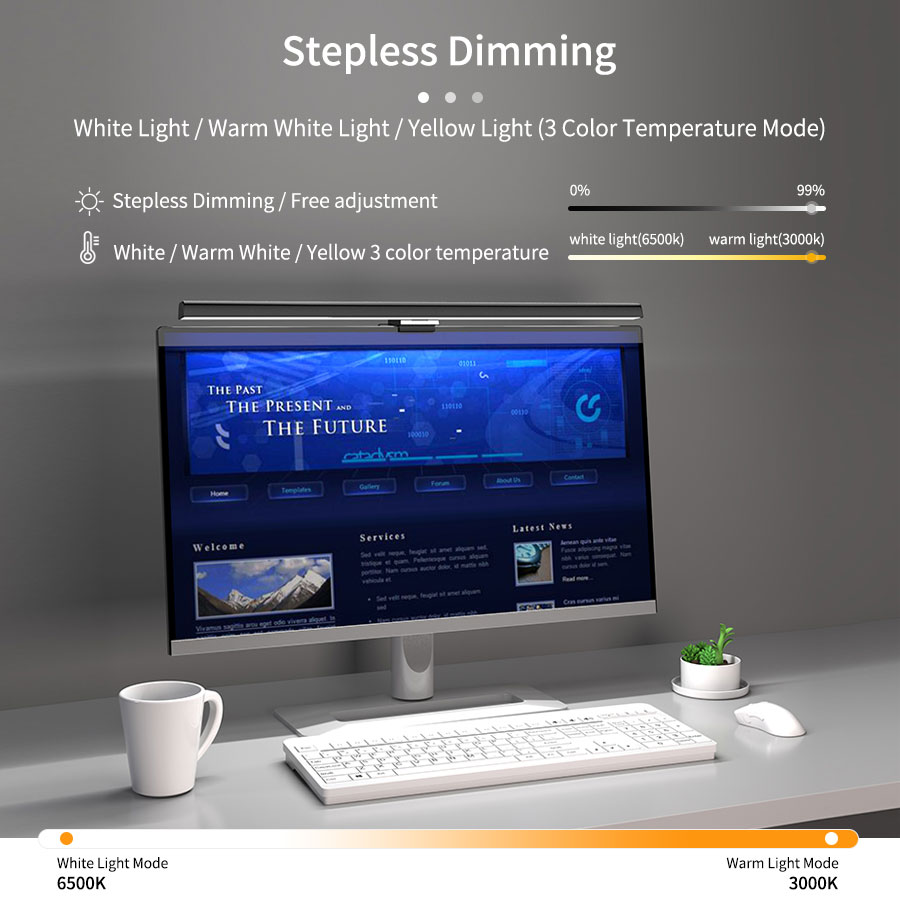 โคมไฟ LED สำหรับหน้าจอคอมพิวเต - Office Furniture Modern บทวิจารณ์และราคา