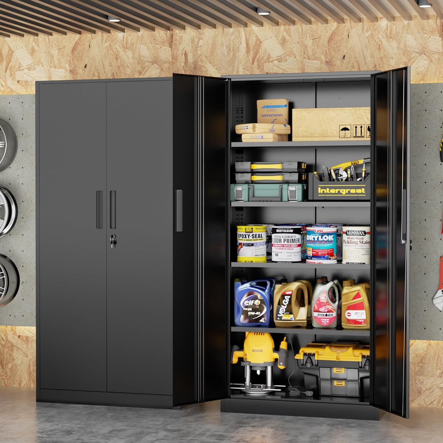 ตู้เก็บของโลหะสูง, ตู้เก็บของอ - Office Furniture Modern บทวิจารณ์และราคา