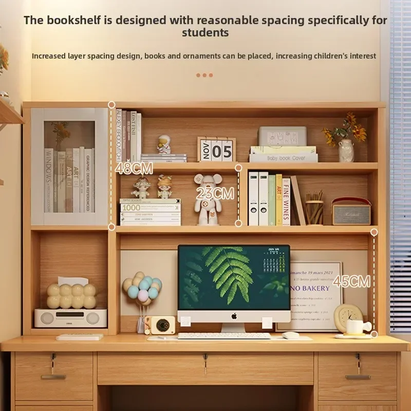 โต๊ะคอมพิวเตอร์ทันสมัยพร้อมชั้ - Office Furniture Okc บทวิจารณ์และราคา