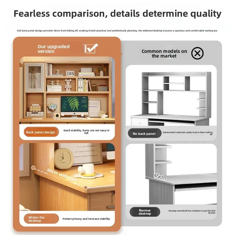 โต๊ะคอมพิวเตอร์ทันสมัยพร้อมชั้ - Office Furniture Okc บทวิจารณ์และราคา