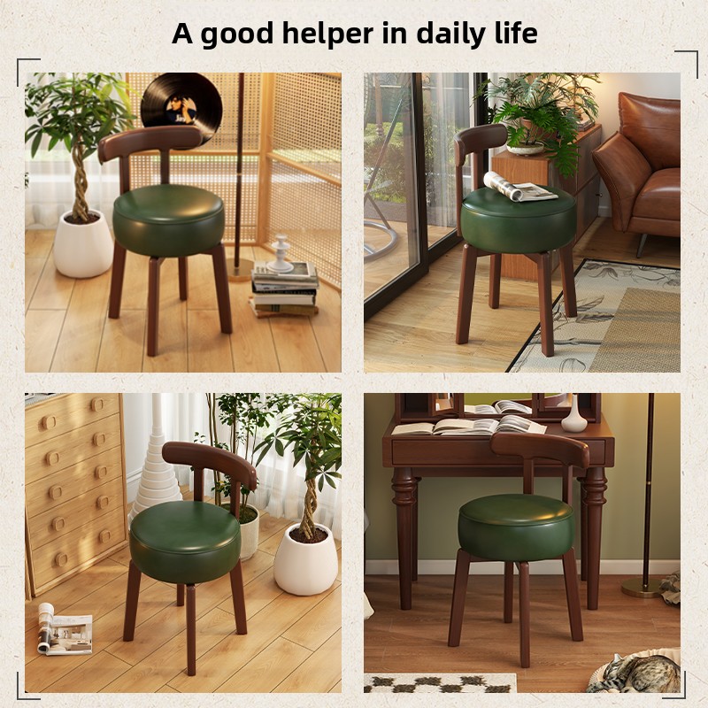 เก้าอี้แต่งตัวไม้เนื้อแข็งแบบห - Office Furniture Modern บทวิจารณ์และราคา