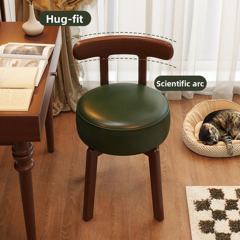 เก้าอี้แต่งตัวไม้เนื้อแข็งแบบห - Office Furniture Modern บทวิจารณ์และราคา